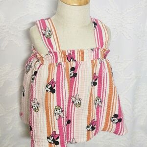 Disney Minnie Mouse Pink and Orange Kids Dress